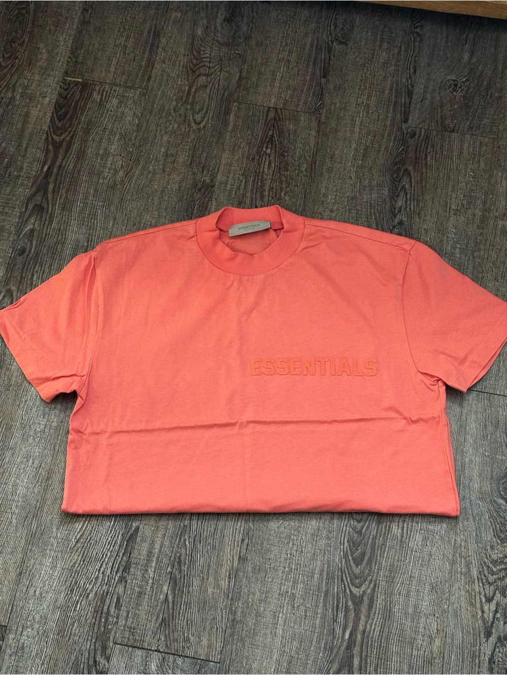 Fear of God Essentials Short-Sleeve Tee 'Coral'